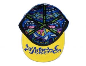 Chris Dyer Harmoneyes Blue Fitted Hat by Chris Dyer x Grassroots Bottom