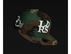 LDRS OG Pink And Camo 59Fifty Fitted Hat by Leaders 1354 x New Era Front