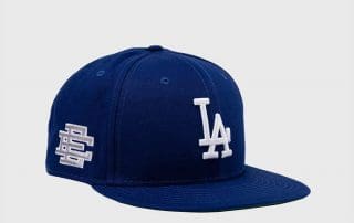 Los Angeles Dodgers Waxed Canvas 59Fifty Fitted Hat by MLB x Eric Emanuel x New Era