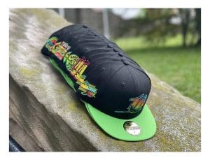 MLB Black And Lime Pack 59Fifty Fitted Hat Collection by MLB x New Era Right