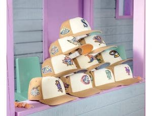 MLB Sugar Shack 2 Lavender And Mint 59Fifty Fitted Hat Collection by MLB x New Era