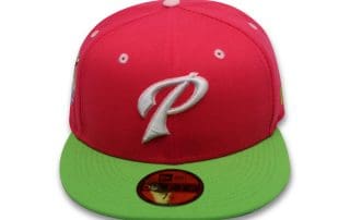 San Diego Padres 40th Anniversary Pink Lime 59Fifty Fitted Hat by MLB x New Era