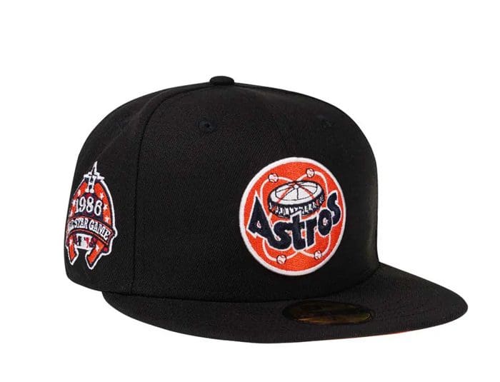 Houston Astros 1986 All-Star Game Prime Edition Black 59Fifty Fitted Hat by MLB x New Era