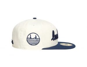 Leaders Cursive Cream Navy 59Fifty Fitted Hat by Leaders 1354 x New Era Patch