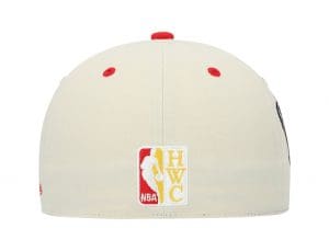 Miami Heat 2012 NBA Champions Cream Fitted Hat by NBA x Mitchell And Ness Back