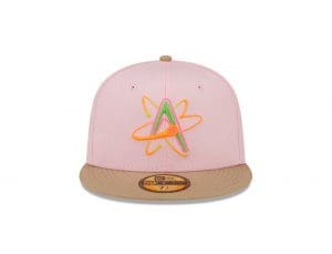 MiLB Sherbet 59Fifty Fitted Hat Collection by MiLB x New Era Front