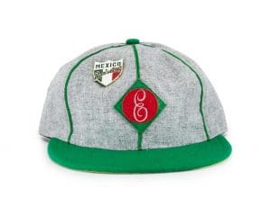 Mystery Ballcaps Of Mexico Fitted Hat Collection by Ebbets Grey