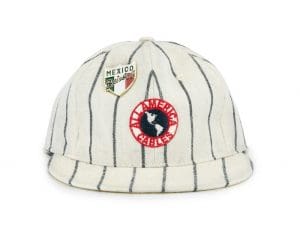 Mystery Ballcaps Of Mexico Fitted Hat Collection by Ebbets White