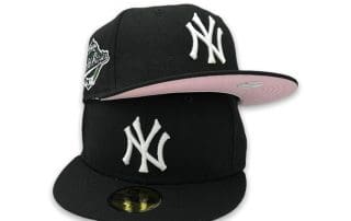 New York Yankees 1996 World Series Black Pink 59Fifty Fitted Hat by MLB x New Era