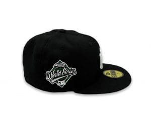 New York Yankees 1996 World Series Black Pink 59Fifty Fitted Hat by MLB x New Era Patch