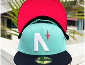 North Star Mint Navy 59Fifty Fitted Hat by Noble North x New Era