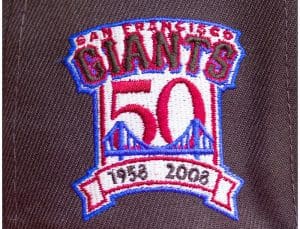 San Francisco Giants 50th Anniversary Two-Tone 59Fifty Fitted Hat by MLB x New Era Patch