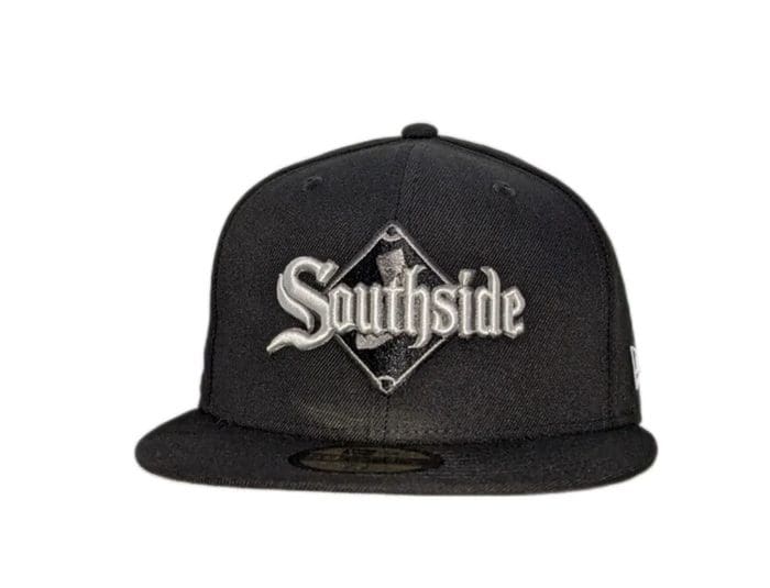 Chicago White Sox City Southside Diamond Black 59Fifty Fitted Hat by MLB x New Era