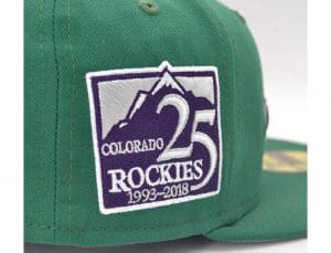 Colorado Rockies 25th Anniversary Exclusive 59Fifty Fitted Hat by MLB x New Era Patch
