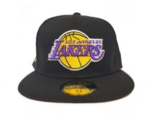 Los Angeles Lakers 2020 Champs Black Pink 59Fifty Fitted Hat by NBA x New Era