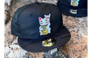 Lucky Cat Black Camo 59Fifty Fitted Hat by 808allday x New Era
