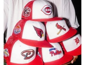MLB Red Rail Trucker 59Fifty Fitted Hat Collection by MLB x New Era