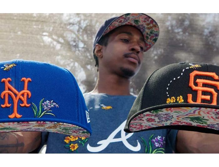 MLB Watercolor Floral 59Fifty Fitted Hat Collection by MLB x New Era