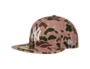 New York Yankees 1996 World Series Duck Camo 59Fifty Fitted Hat by MLB x New Era Left