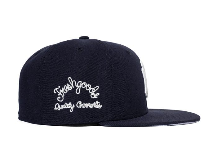 New York Yankees By JFG Navy 59Fifty Fitted Hat by MLB x Joe Freshgoods ...