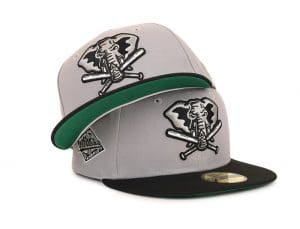 Oakland Athletics Raiders 25th Anniversary SP 59Fifty Fitted Hat by MLB x New Era Front