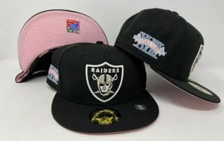 Oakland Raiders Super Bowl 18 59Fifty Fitted Hat by NFL x New Era