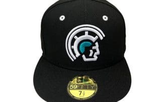 Vanguard Black Teal Breeze 59Fifty Fitted Hat by Fitted Hawaii x New Era