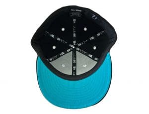 Vanguard Black Teal Breeze 59Fifty Fitted Hat by Fitted Hawaii x New Era Bottom