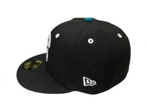 Vanguard Black Teal Breeze 59Fifty Fitted Hat by Fitted Hawaii x New Era Side