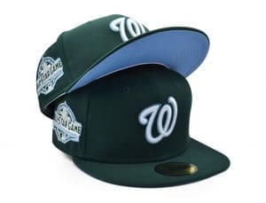 Washington Nationals 2018 All-Star Game Pine Icy Blue 59Fifty Fitted Hat by MLB x New Era