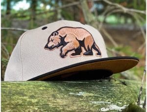 Bear Explorer Navy Sandstone Alpine 59Fifty Fitted Hat by Noble North x New Era Front
