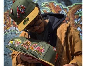 MLB Fall In Luv 59Fifty Fitted Hat Collection by MLB x New Era Patch