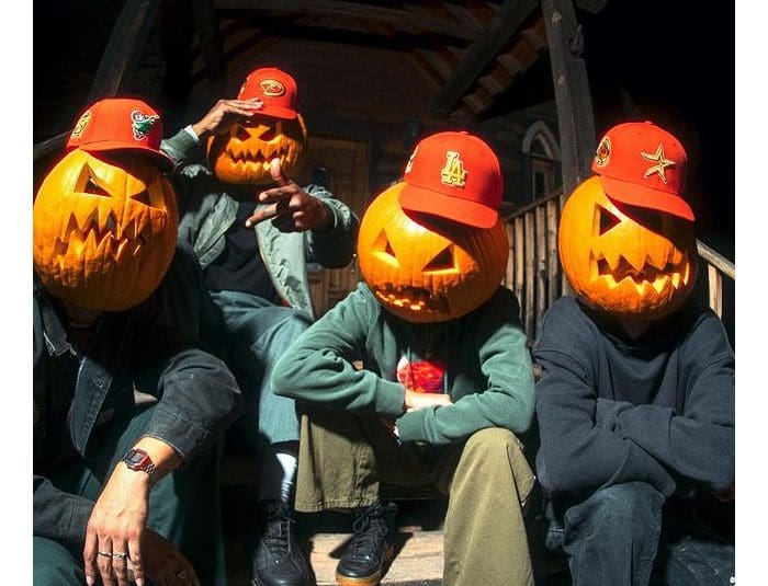 MLB Jack-o-Lantern 59Fifty Fitted Hat Collection by MLB x New Era