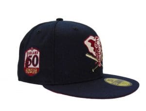 Oakland Athletics Stomper 50th Anniversary 59Fifty Fitted Hat by MLB x New Era Right