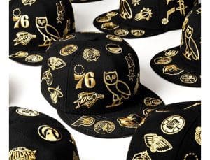 OVO x NBA OG Owl 59Fifty Fitted Hat by October's Very Own x NBA x New Era