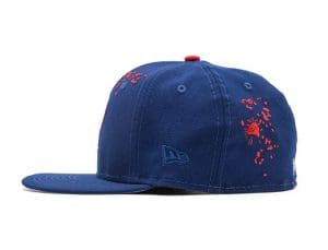 Round On The Mound Blue 59Fifty Fitted Hat by Politics x New Era Left