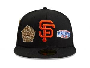 San Francisco Giants Historic Champs Black 59Fifty Fitted Hat by MLB x New Era