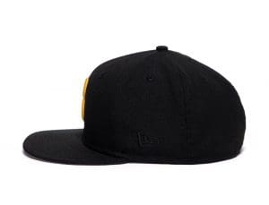 Better Gift Shop B Black Yellow 59fifty Fitted Hat by Better Gift Shop x New Era Side