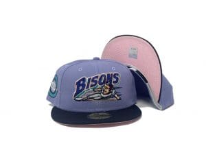 Buffalo Bisons Blue Orchid 2 59Fifty Fitted Hat by MLB x New Era Front