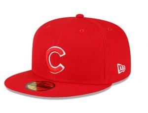 Chicago Cubs 2016 World Series Red 59Fifty Fitted Hat by MLB x New Era Front