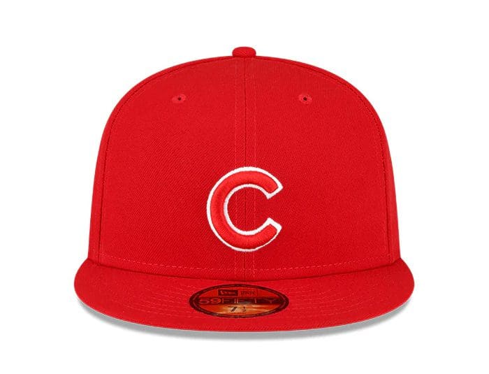 Chicago Cubs 2016 World Series Red 59Fifty Fitted Hat by MLB x New Era