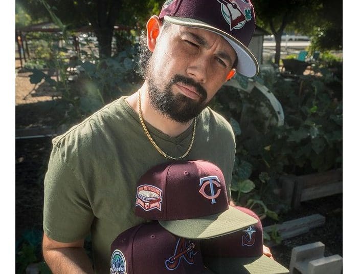 Hat Club Beetroot Pack 59Fifty Fitted Hat Collection by MLB x New Era