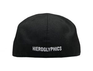 Hiero Black White 59Fifty Fitted Hat by Hieroglyphics x New Era Back