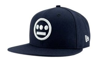 Hiero Navy White 59Fifty Fitted Hat by Hieroglyphics x New Era