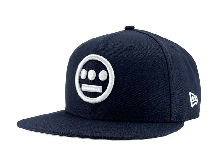 Hiero Navy White 59Fifty Fitted Hat by Hieroglyphics x New Era