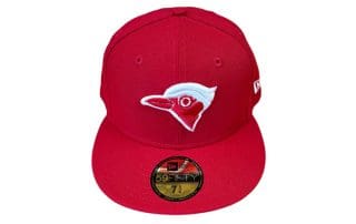 Kolea Red White 59Fifty Fitted Hat by Fitted Hawaii x New Era