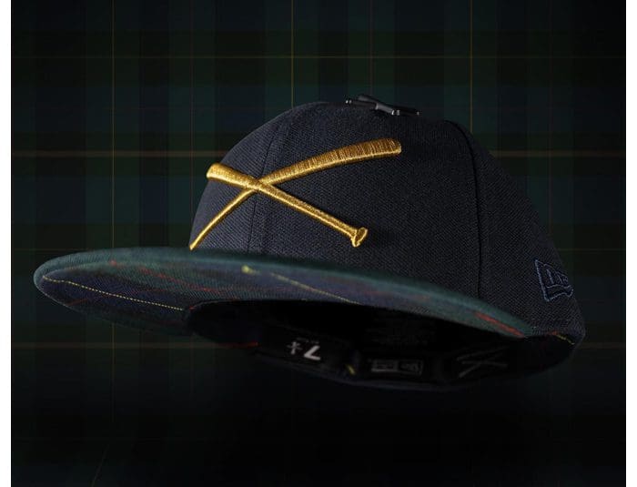 Pique Crossed Bats Logo 59Fifty Fitted Hat by JustFitteds x New Era
