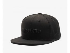 Undefeated Logo 59Fifty Fitted Hat by Undefeated x New Era Black