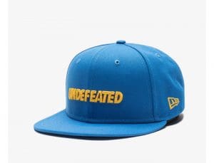 Undefeated Logo 59Fifty Fitted Hat by Undefeated x New Era Blue