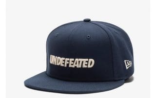 Undefeated Logo 59Fifty Fitted Hat by Undefeated x New Era Navy